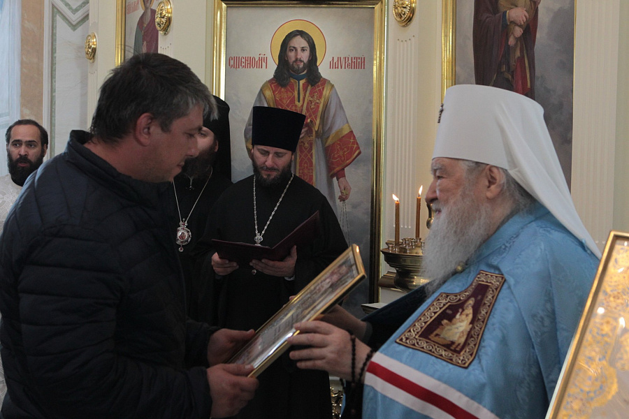 Великое освящение Казанского храма села Дединово
